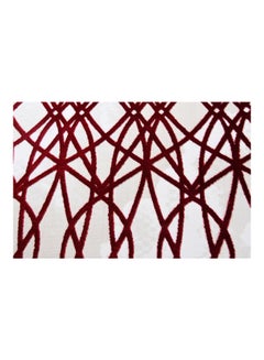 MERINOS Trend Collection Carpet Modern Contemporary Area Rug White/Red 250x350cm  - Image 2