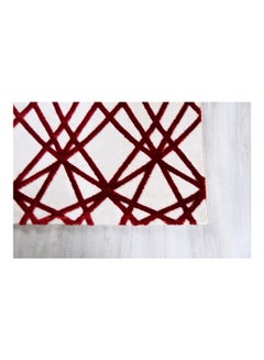 MERINOS Trend Collection Carpet Modern Contemporary Area Rug White/Red 250x350cm  - Image 3