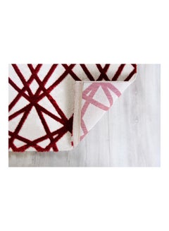 MERINOS Trend Collection Carpet Modern Contemporary Area Rug White/Red 250x350cm  - Image 5