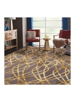 MERINOS Trend Collection Carpet Modern Contemporary Area Rug Brown/Yellow 250x350cm  - Image 1