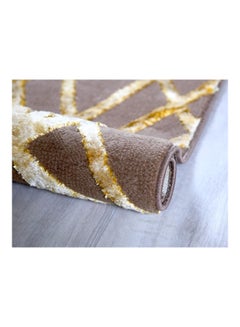 MERINOS Trend Collection Carpet Modern Contemporary Area Rug Brown/Yellow 250x350cm  - Image 4