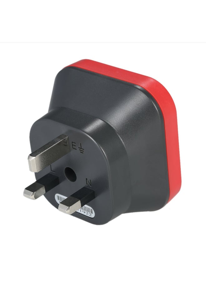 UNI-T - UT07A-UK Socket Tester Red/Black 63 x 63 x 40mm - Image 1