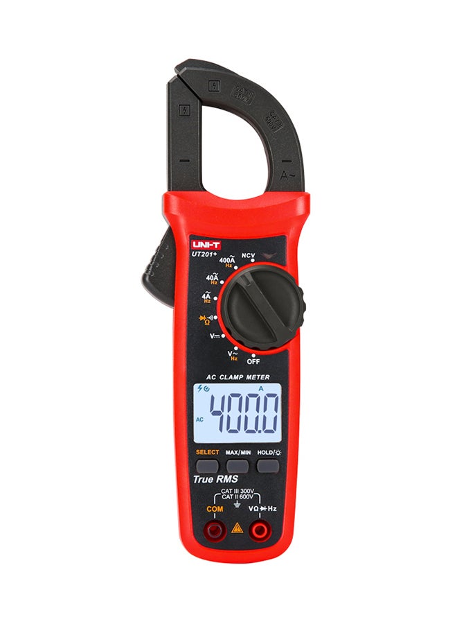 UNI-T UT201+ Digital Clamp Meter Black/Red  - Image 1