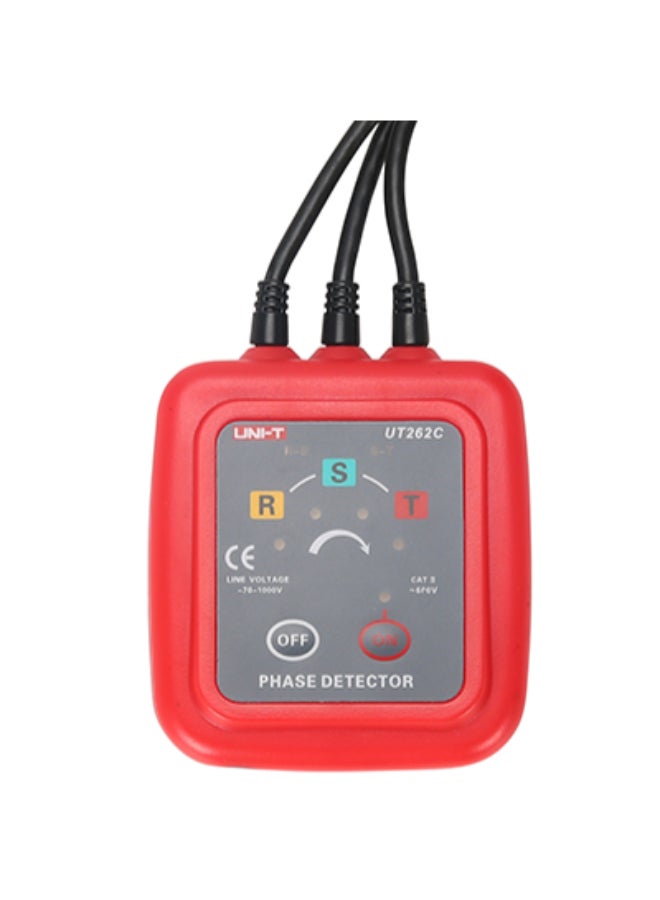 UNI-T UT262C Non-Contact Phase Detector Red/Grey - Image 2