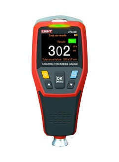 UNI-T UT343D Coating Thickness Gauge Grey/Red 153.5 x 64.5 x 41mm  - Image 1