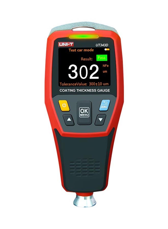 UNI-T - UT343D Coating Thickness Gauge Grey/Red 153.5 x 64.5 x 41mm - Image 1