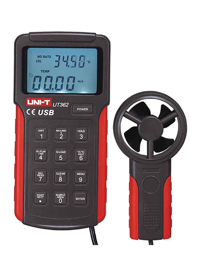 UNI-T UT362 Digital Anemometer Black/Red