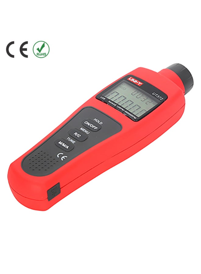 UNI-T UT372 Digital Tachometer Black/Red 184 x 56 x 34mm Black/Red 184 x 56 x 34mm - Image 3