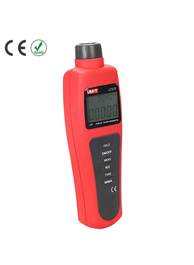 UNI-T UT372 Digital Tachometer Black/Red 184 x 56 x 34mm Black/Red 184 x 56 x 34mm - Image 4