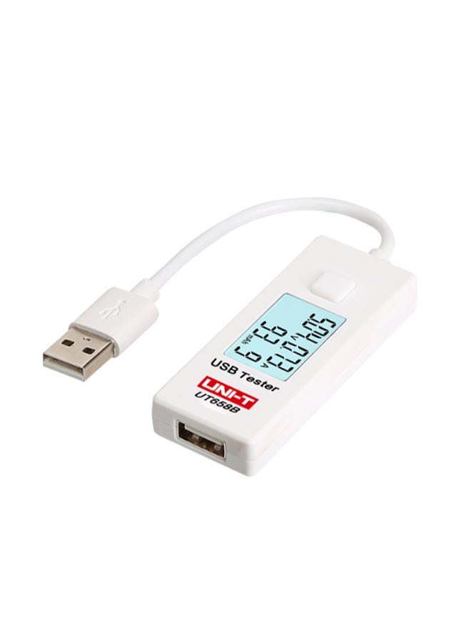 UNI-T - UT658B Digital USB Tester White - Image 1