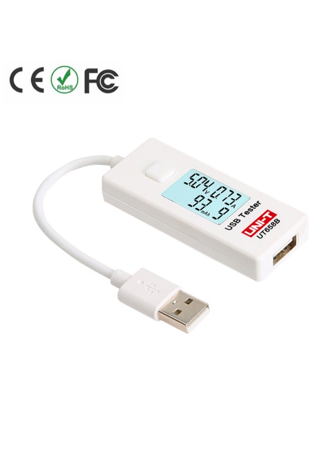 UNI-T - UT658B Digital USB Tester White - Image 1