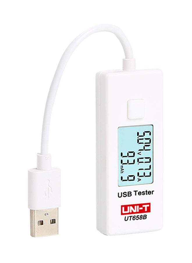 UNI-T - UT658B Digital USB Tester White - Image 1