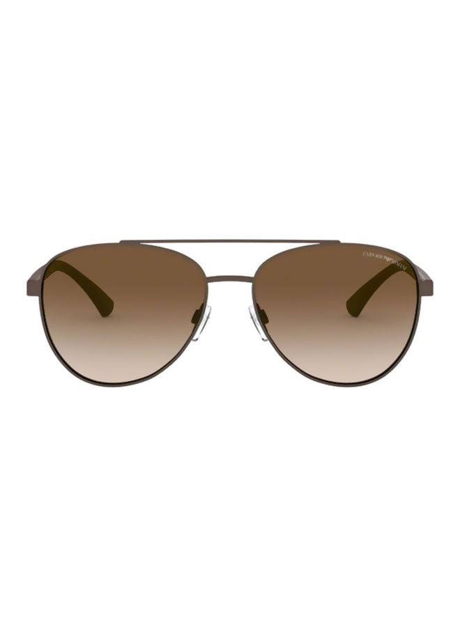 EMPORIO ARMANI Men's UV-Protection Aviator Sunglasses - Image 1