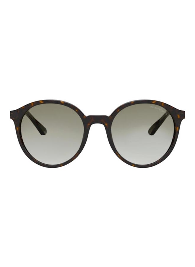 EMPORIO ARMANI Women's UV-Protection Round Sunglasses - Lens Size: 53 mm  - Image 1