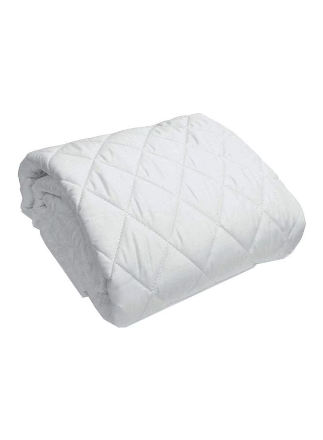 DEEP SLEEP Every Night Deep Sleep King Size 200X200 CM, Satin,Space Pattern Matress Protectors Fabric White 200x200cm  - Image 1