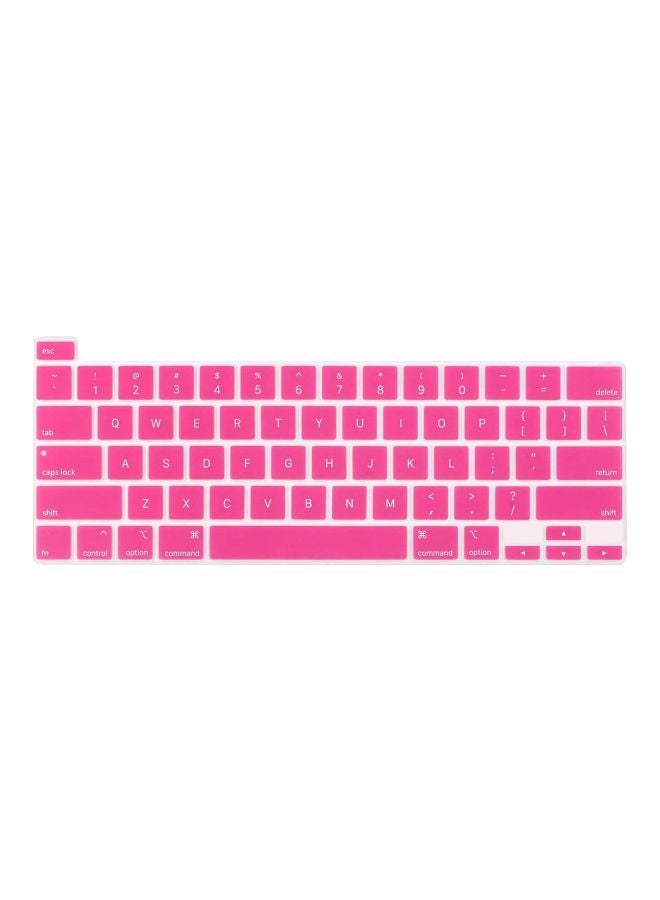 ProElife Silicone Keyboard Cover For Apple MacBook Pro A2141 16-Inch Pink - Image 1