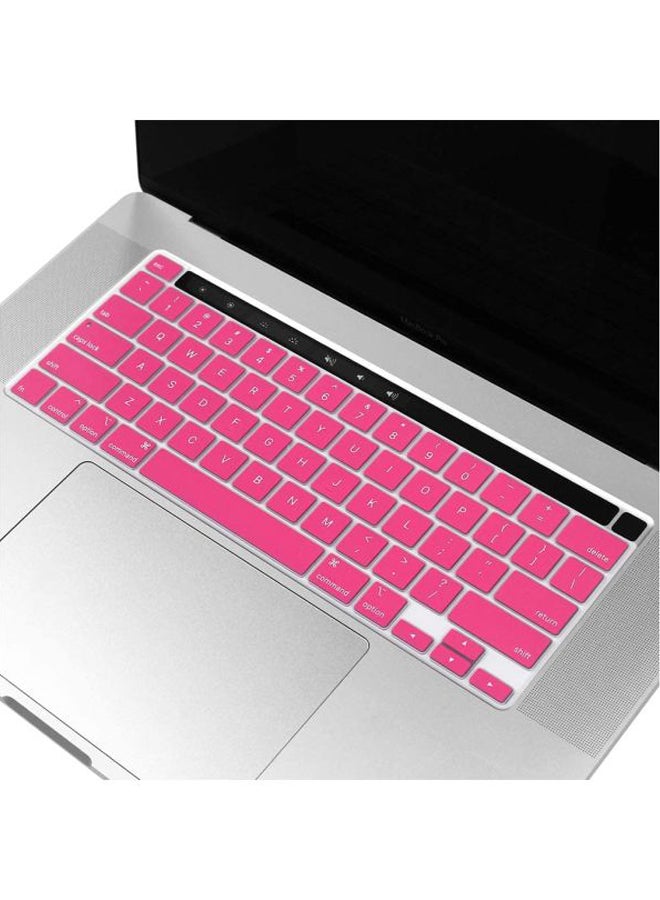 ProElife Silicone Keyboard Cover For Apple MacBook Pro A2141 16-Inch Pink - Image 2