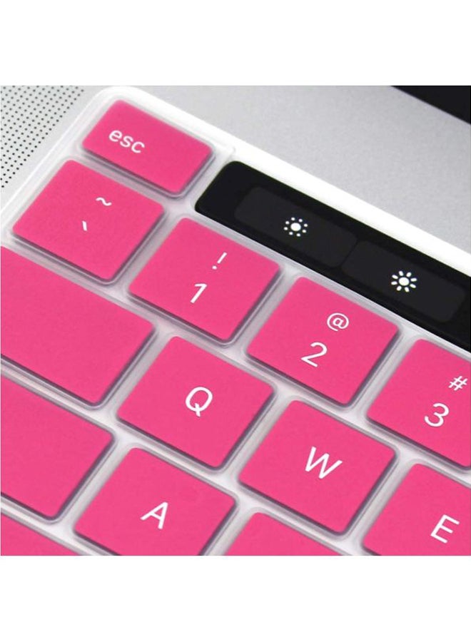 ProElife Silicone Keyboard Cover For Apple MacBook Pro A2141 16-Inch Pink - Image 3