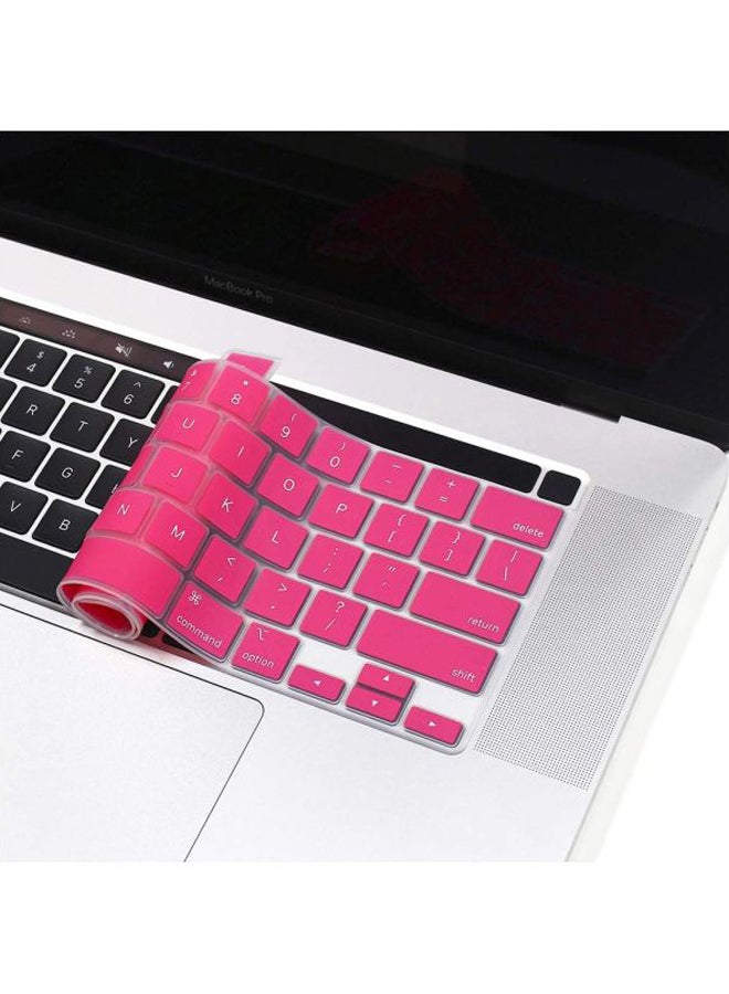 ProElife Silicone Keyboard Cover For Apple MacBook Pro A2141 16-Inch Pink - Image 4