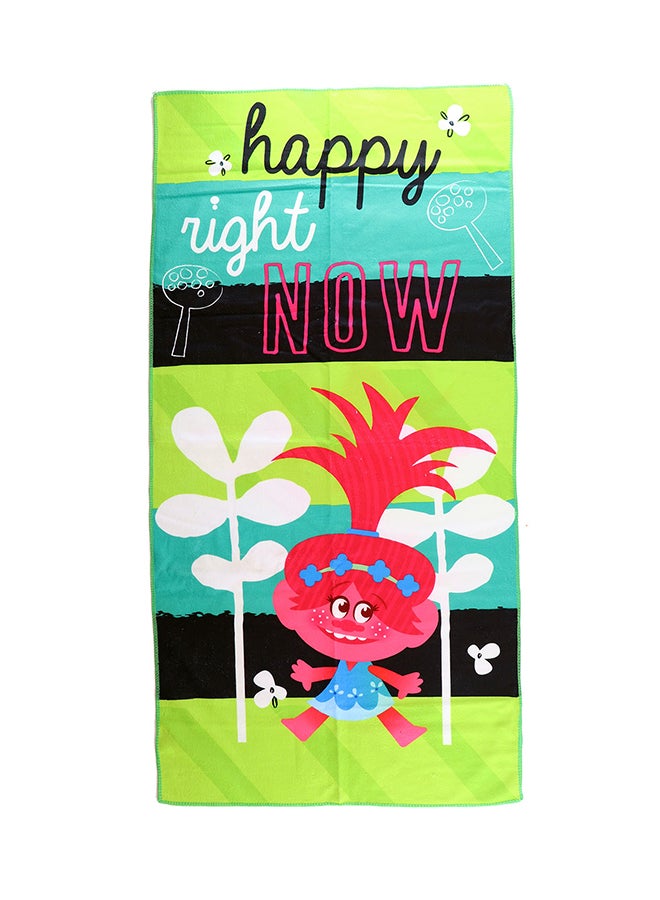 UNIVERSAL Dream Work Trolls Beach Bath Towel Multicolour 55 x 110cm - Image 1
