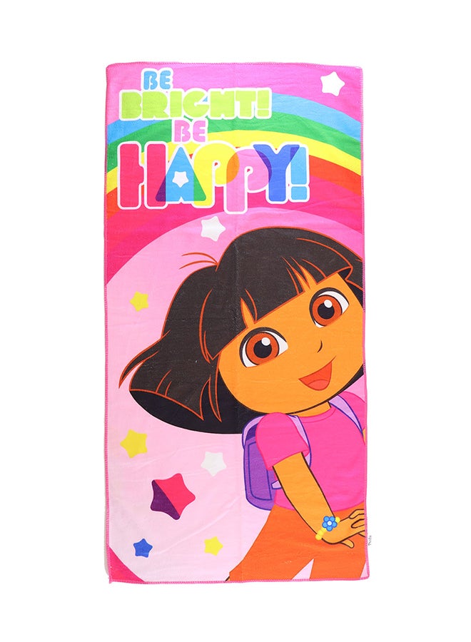 nickelodeon - Dora Design Beach Bath Towel Multicolour 55 x 110cm - Image 1