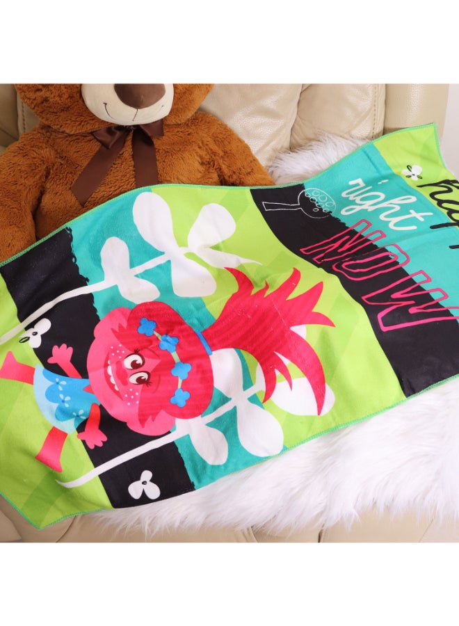 UNIVERSAL Dream Work Trolls Beach Bath Towel Multicolour 55 x 110cm - Image 3
