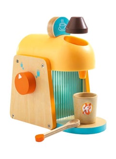 DJECO Wooden Coffee Maker My Espresso Toy 17x12x16cm  - Image 1