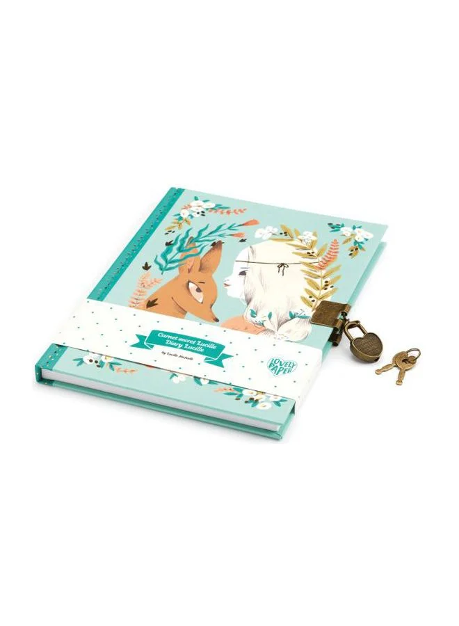 DJECO Printed Notebooks With Lock And Key