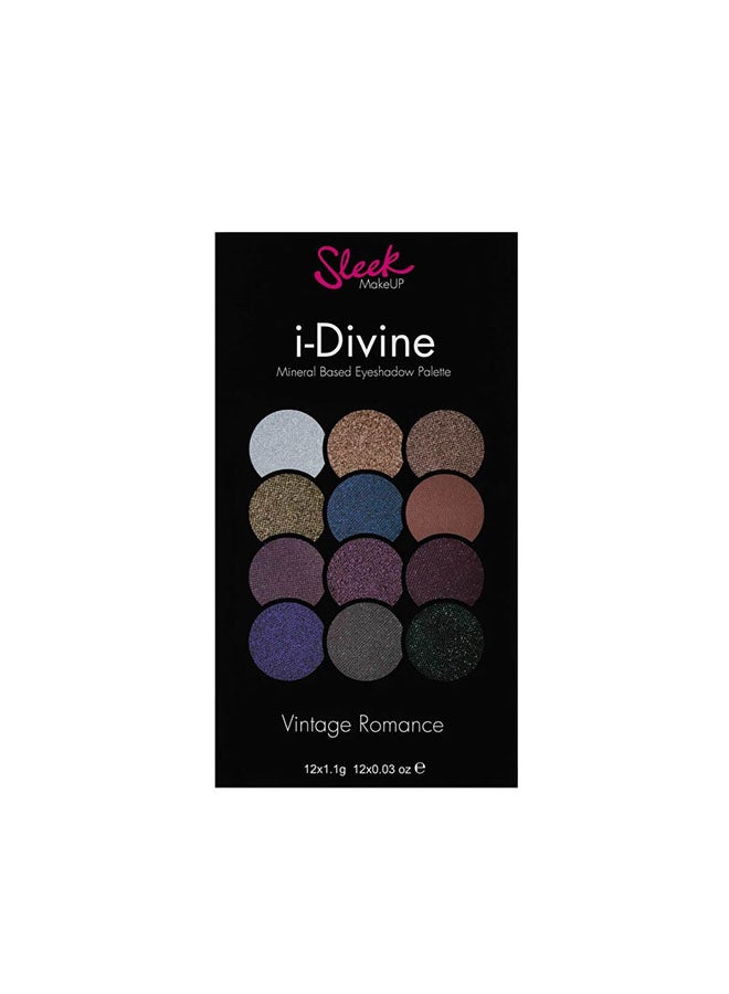 Sleek Makeup - I-Divine Mineral Based Eyeshadow Palette Vintage Romance 141 - Image 1