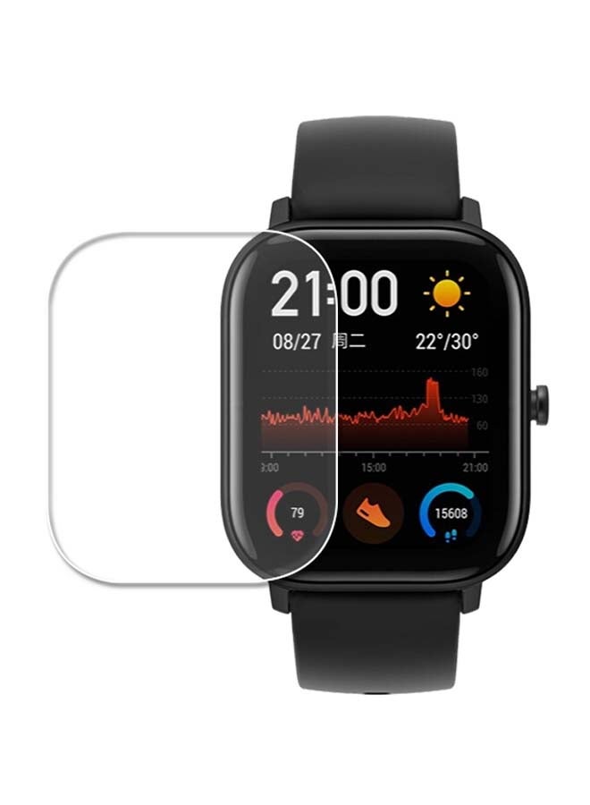 Foxcon 3-Piece Soft Ultra Thin Anti Shock Screen Protector For Amazfit Bip Lite Clear  - Image 1