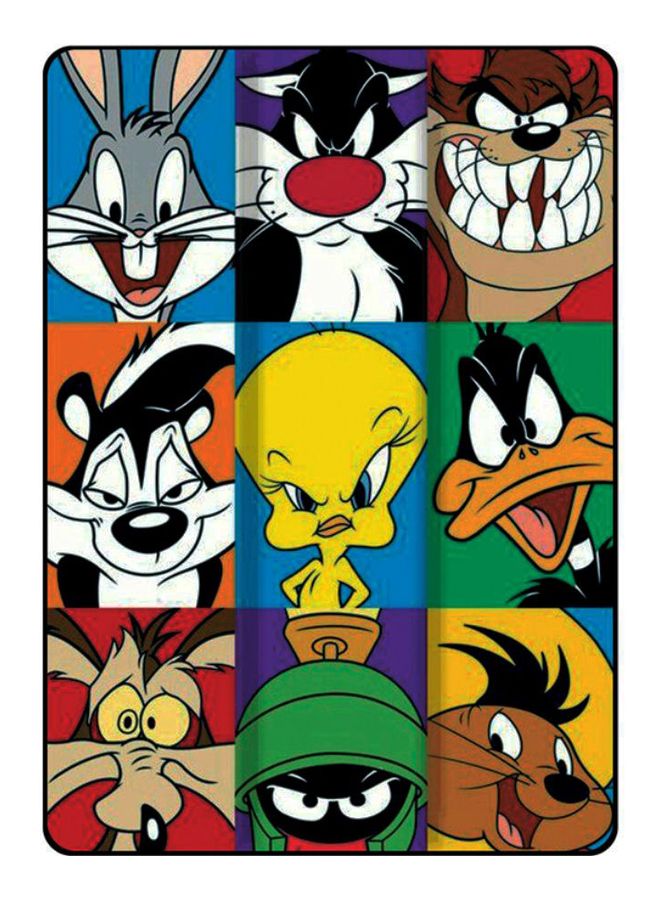 غطاء حماية بتصميم رسومات كرتونية لجهاز أبل آي باد آير 2 مقاس 9.7 بوصة متعدد الألوان