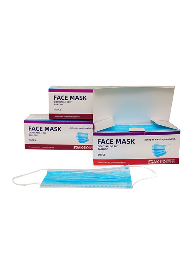 EHS 150-Piece 3 Ply Disposable Face Masks  - Image 3