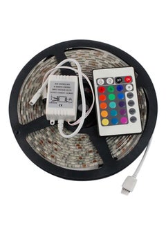 Generic Non-Waterproof Flexible LED Strip Light With Remote Control Multicolour 5meter  - Image 1