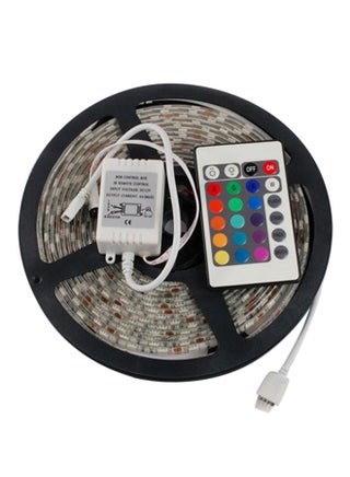 ضوء شريط LED بالنموذج اللوني RGB بتصميم مرن وغير مقاوم للماء مع جهاز تحكم عن بُعد أسود/بني 5متر - v1591167022/N30493892A_1