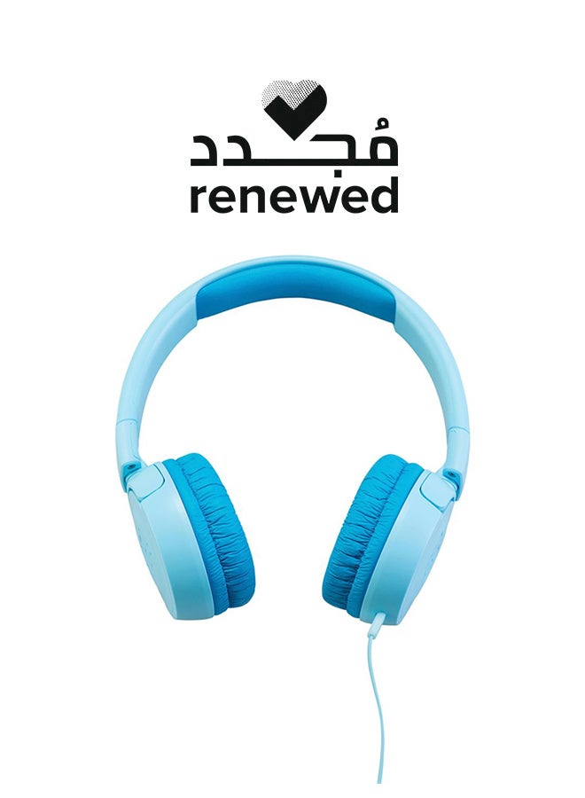 جي بي إل مُجدد - سماعة رأس توضع فوق الأذن JR 300 أزرق - Image 1