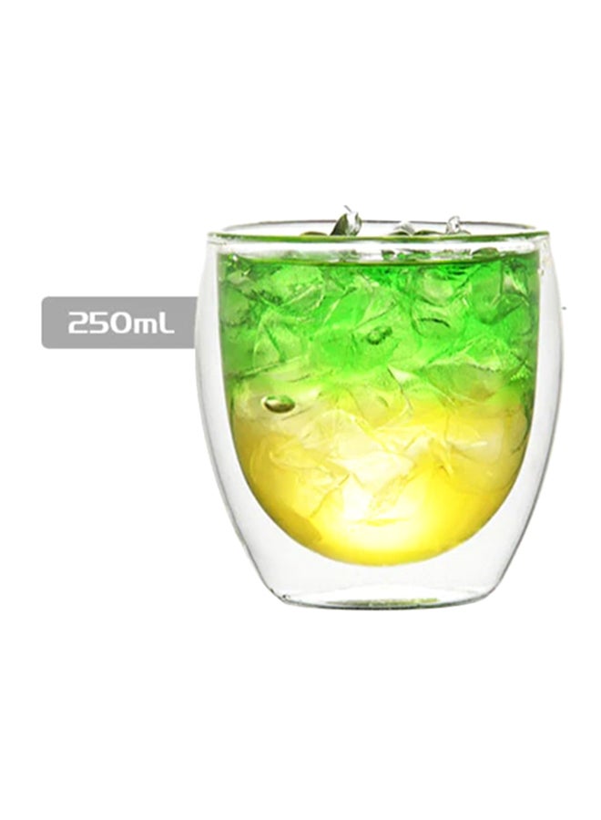 BLACKSTONE 2-Piece Double Wall Glass Tumbler Clear 250ml - Image 4