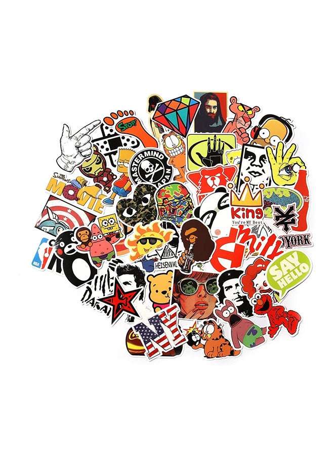 100-Piece  Waterproof  Stickers 17.4x14.2x1.2cm - Image 1