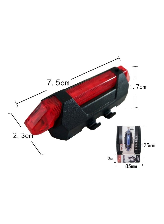 مصباح LED خلفي للدراجة 2.3x7.5x1.7سم - Image 2