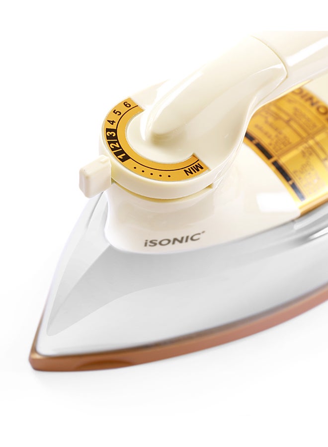 iSONIC Automatic Heavy Duty Chrome Iron 1200 W iN 22 Beige  - Image 2