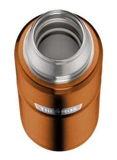 THERMOS Vacuum Insulated Flask Brown/Silver 470ml  - Image 2