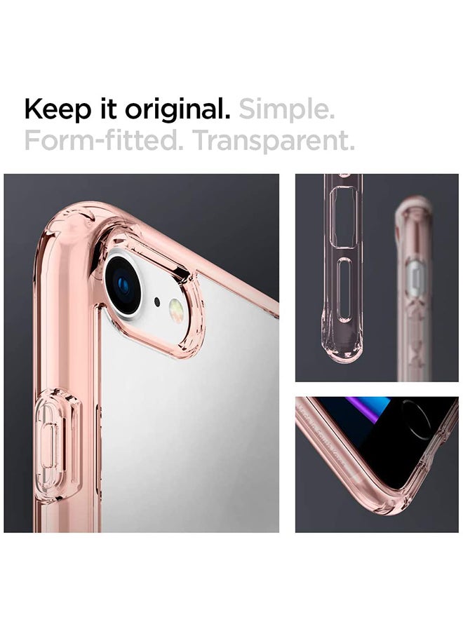 سبايجن غطاء حماية واق لهاتف آيفون SE (2020) وآيفون 7/8 وردة الكريستال - Image 4