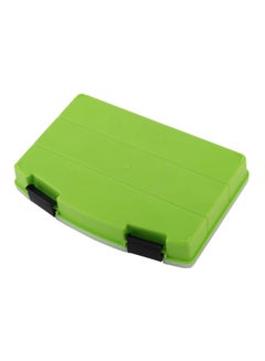 LAWAZIM 9-Compartment Plastic Storage Box Green/Clear 13x4x20cm  - Image 3