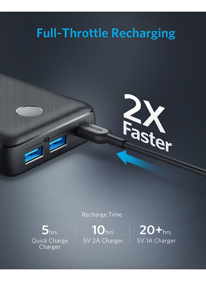 Anker - 20000 mAh 2 Port QC/PIQ2.0 PowerCore Select Power Bank 18 W White - Image 1