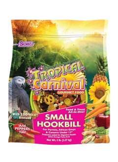 BrOwns Tropical Carnival Gourmet Small Hookbill Bird Food 2.27kg 