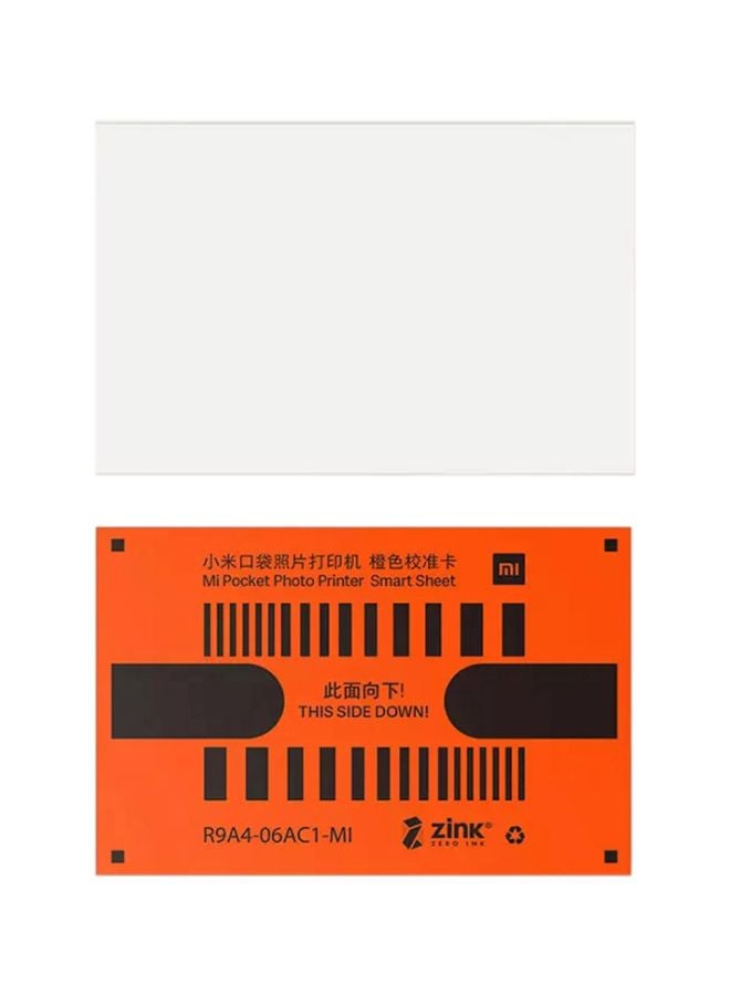 Xiaomi 20-Piece Zink Pocket Photo Printer Smartsheet  - Image 2