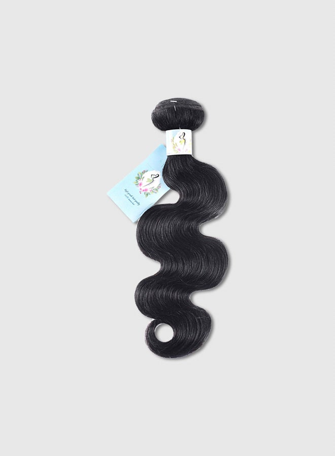 Baby Young Long Wavy Human Hair Extension Natural Black 24inch  - Image 1