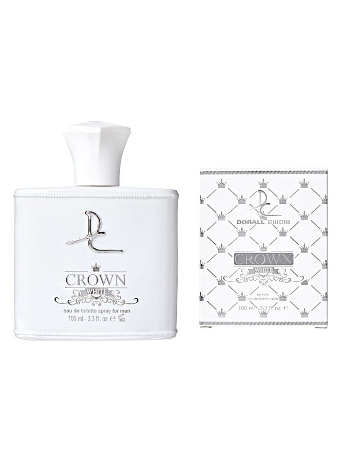 DORALL COLLECTION - Crown White by Dorall Collection for Men EDT Spray 100ml - Image 1