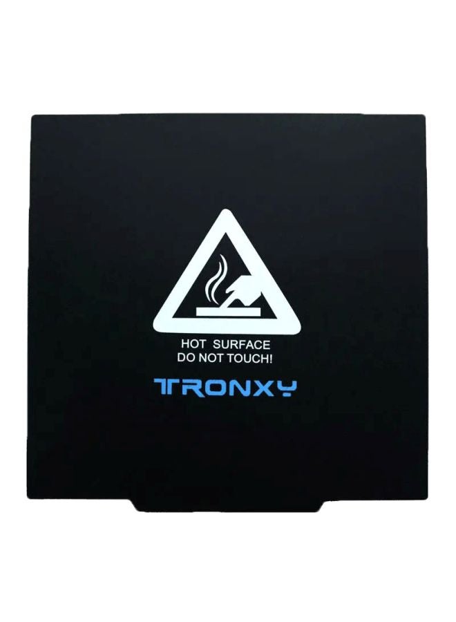 ترونكسي ملصق لوحي مغناطيسي مناسب لسطح تسخين الطابعات ثلاثية الأبعاد أسود/فضي - Image 1