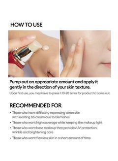 Missha M Perfect Cover BB Cream With SPF 42 PA+++ Natural Beige  - Image 5