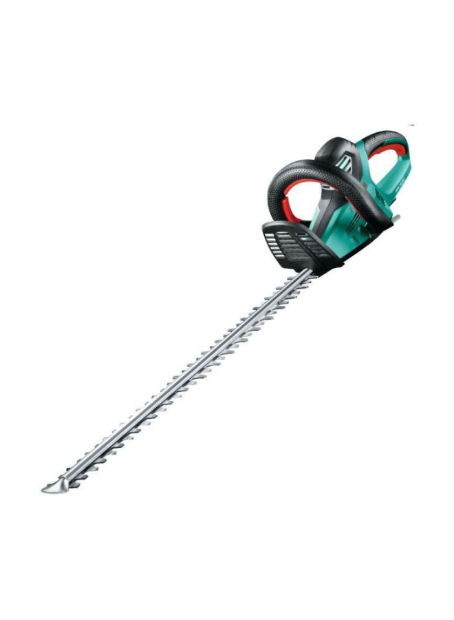 BOSCH - AHS 70-34 Hedgecutter (blade cover, cardboard box, 700 W, 700 mm blade length, 34 mm tooth spacing) Green/Red/Silver - Image 1